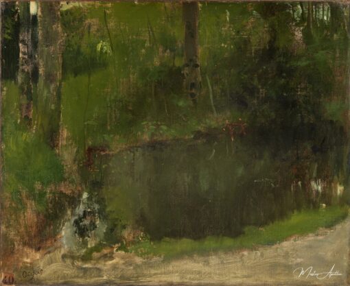 L’étang dans la forêt – Edgar Degas Edgar Degas