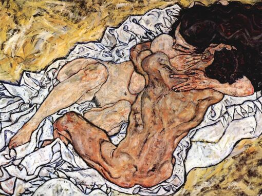 L’Étreinte (couple d’amoureux II) – Egon Schiele Egon Schiele