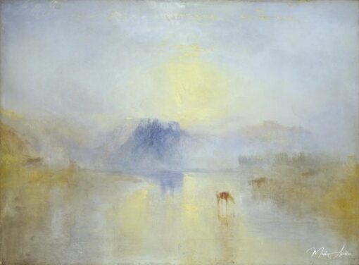 Lever de soleil sur le château de Norham – William Turner William Turner 2