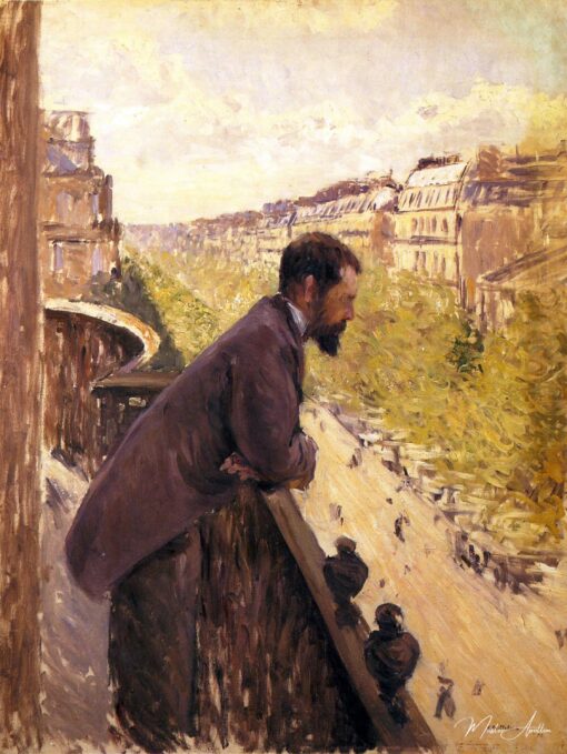 L’Homme au balcon – Caillebotte Gustave Caillebotte 2