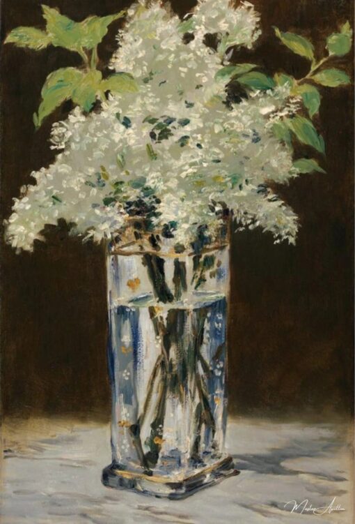 Lilas blanc dans un vase en cristal – Edouard Manet Édouard Manet 2