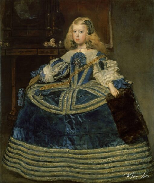 L’Infante Margarita Teresa dans une robe bleue – Diego Velázquez Diego Velázquez