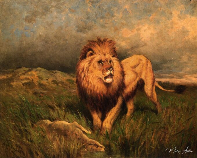 Lion and Prey (also known as The Kill) – Rosa Bonheur Rosa Bonheur