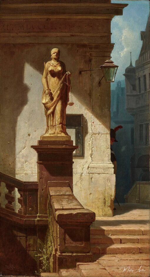 L’œil de la loi (Justitia) – Carl Spitzweg Carl Spitzweg