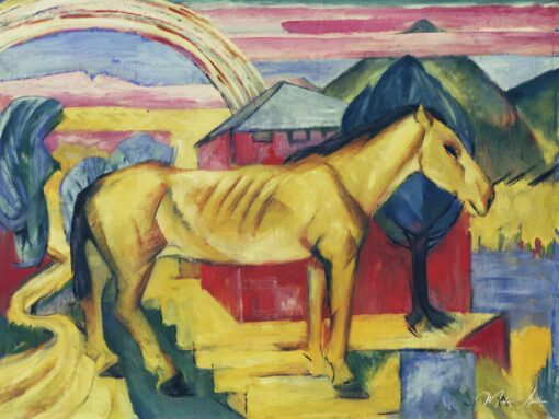 Long cheval jaune – Franz Marc Franz Marc