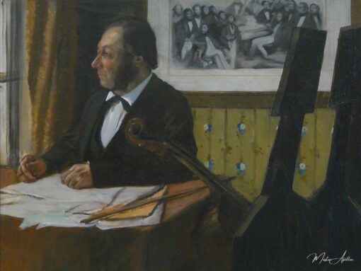 Louis-Marie Pilet, violoncelliste de l’orchestre de l’Opéra de Paris – Edgar Degas Edgar Degas