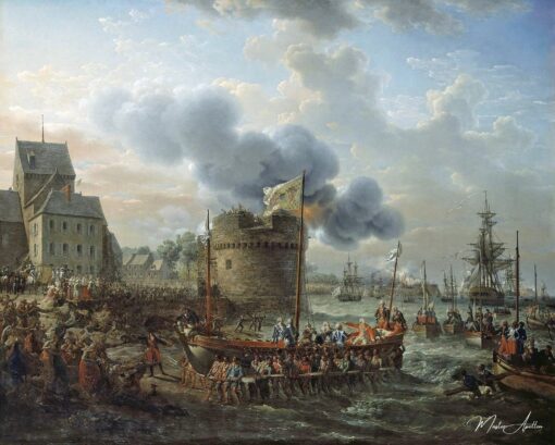 Louis XVI visitant le port de Cherbourg en 1786 – Louis Philippe Crepin Louis-Philippe Crépin 2
