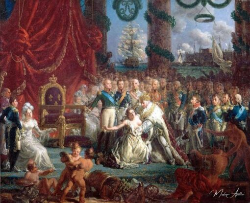 Louis XVIII relève la France de ses ruines – Louis Philippe Crepin Louis-Philippe Crépin 2