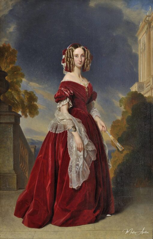 Louise d’Orléans, reine des Belges (1812-1850) – Franz Xaver Winterhalter Franz Xaver Winterhalter