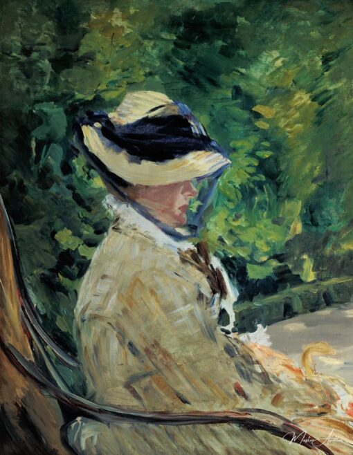 Madame Manet à Bellevue – Edouard Manet Édouard Manet 2