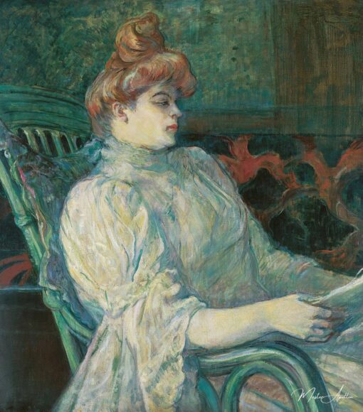Madame Marthe X à Bordeaux – Toulouse Lautrec Henri de Toulouse-Lautrec