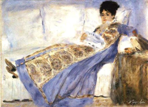 Madame Monet lisant – Pierre-Auguste Renoir Pierre-Auguste Renoir 2