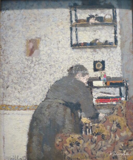 Madame Vuillard dans un salon – Édouard Vuillard Édouard Vuillard