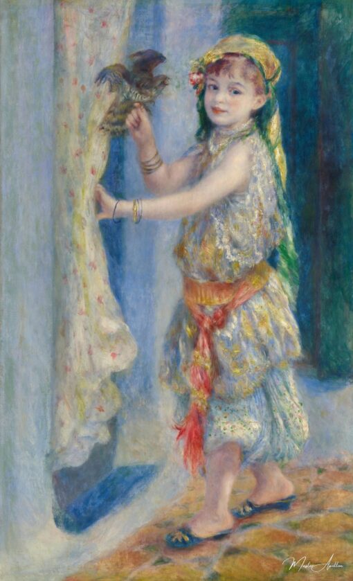 Mademoiselle Fleury en costume algérien – Pierre-Auguste Renoir Pierre-Auguste Renoir 2