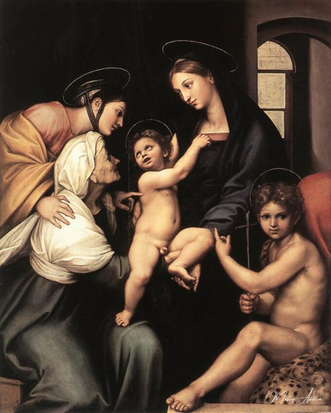 Madone de l’Impannata – Raphaël (peintre) Raffaello Sanzio (Raphaël)