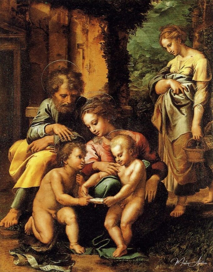 Madone de Spinola – Raphaël (peintre) Raffaello Sanzio (Raphaël)