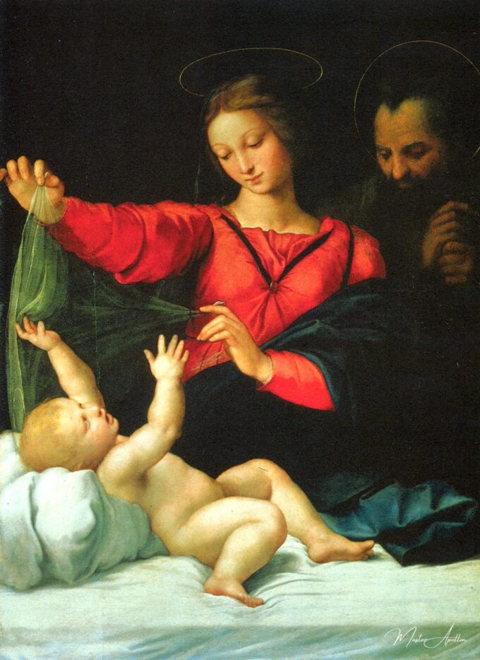 Madone et voile – Raphaël (peintre) Raffaello Sanzio (Raphaël)