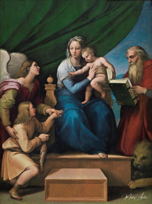 Madonne avec le poisson – Raphaël (peintre) Raffaello Sanzio (Raphaël)