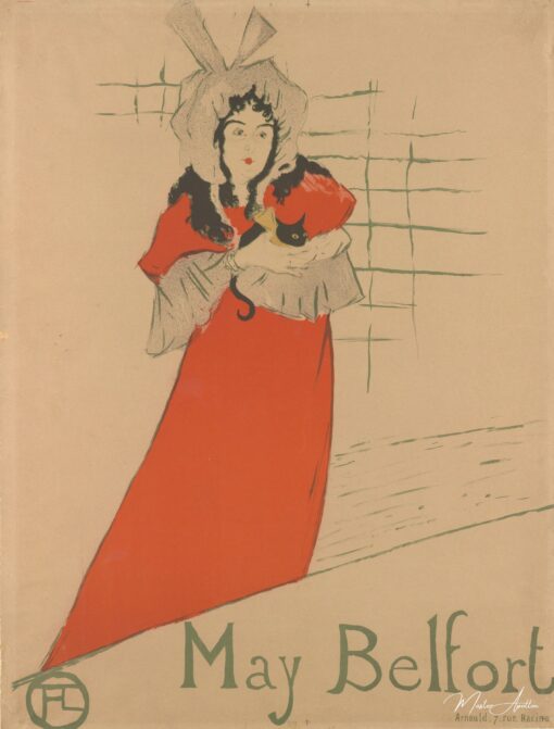 Mai Belfort – Toulouse Lautrec Henri de Toulouse-Lautrec