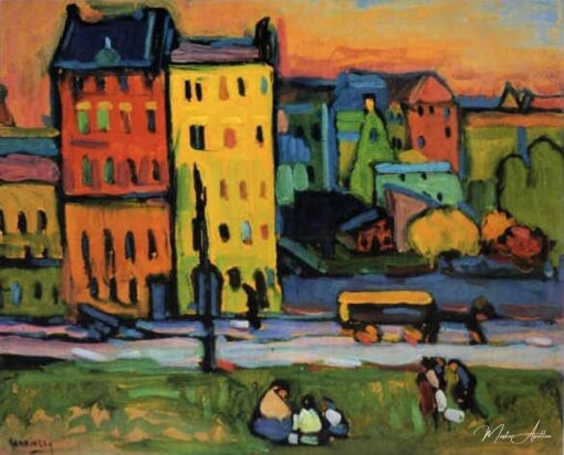 Maisons à Munich – Vassily Kandinsky Vassily Kandinsky