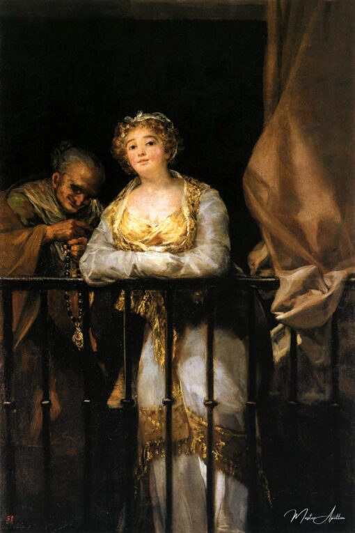 Maja et Célestine au balcon – Francisco de Goya Francisco de Goya