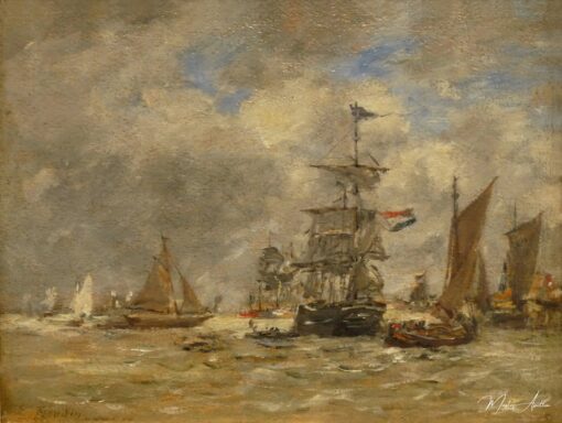 Marina – Eugène Boudin Eugène Boudin