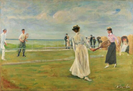 Match de tennis au bord de la mer – Max Liebermann Max Liebermann 2
