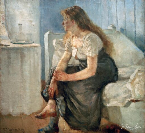 Matin (Fille assise sur le lit) – Edvard Munch Edvard Munch 2