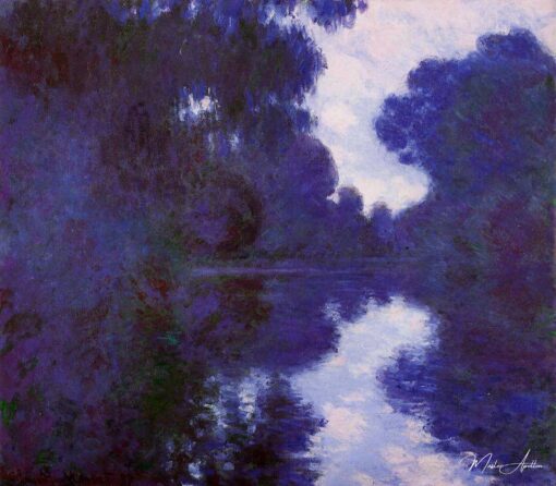 Matinée sur la Seine, temps net – Claude Monet Claude Monet