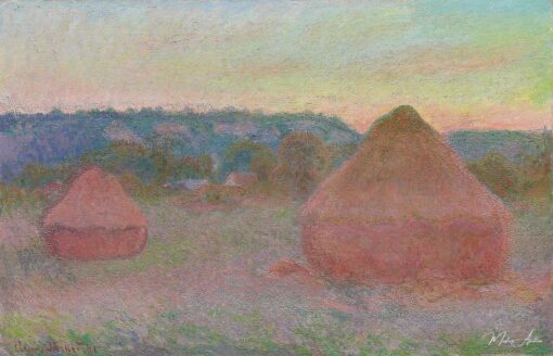 Meules (fin du jour, automne) – Claude Monet Claude Monet