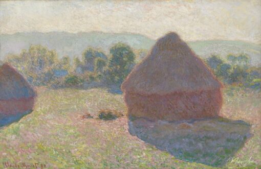 Meules, milieu du jour – Claude Monet Claude Monet