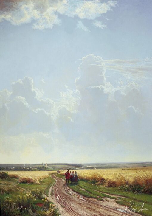 Midi dans les environs de Moscou – Ivan Shishkin Ivan Shishkin