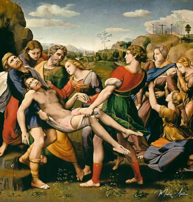 Mise au tombeau du Christ – Raphaël (peintre) Raffaello Sanzio (Raphaël)