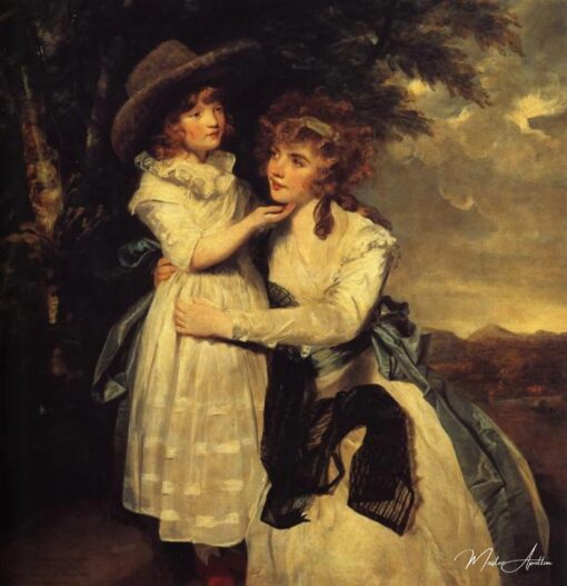Mlle Cocks et sa nièce – Joshua Reynolds Joshua Reynolds 2