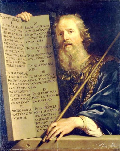 Moïse et les dix commandements – Philippe de Champaigne Philippe de Champaigne