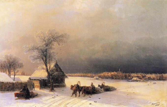 Moscou en hiver depuis les collines des moineaux – Ivan Aïvazovski Ivan Aïvazovski 2