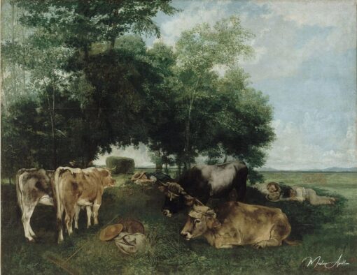 Nap à la saison des foins, montagnes du Doubs – Gustave Courbet Gustave Courbet 2