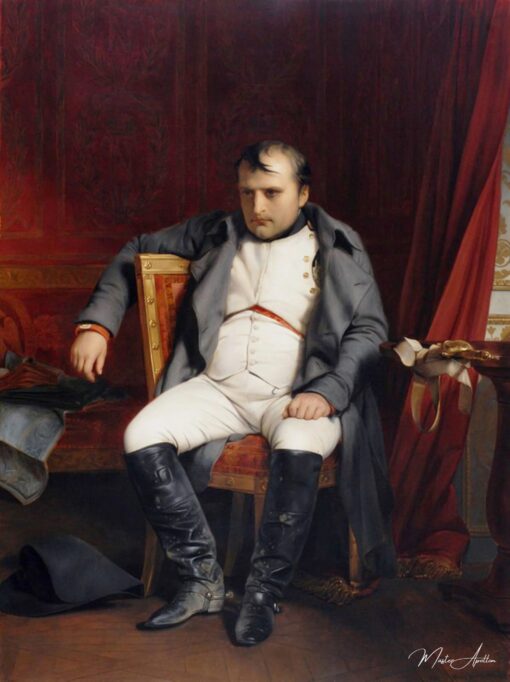 Napoléon Bonaparte abdique à Fontainebleau – Paul Delaroche Paul Delaroche