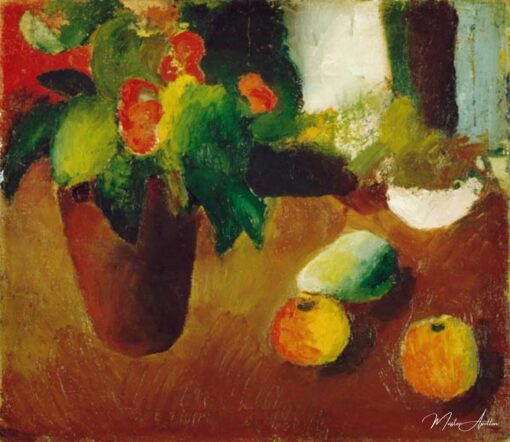 Nature morte avec bégonias – August Macke August Macke
