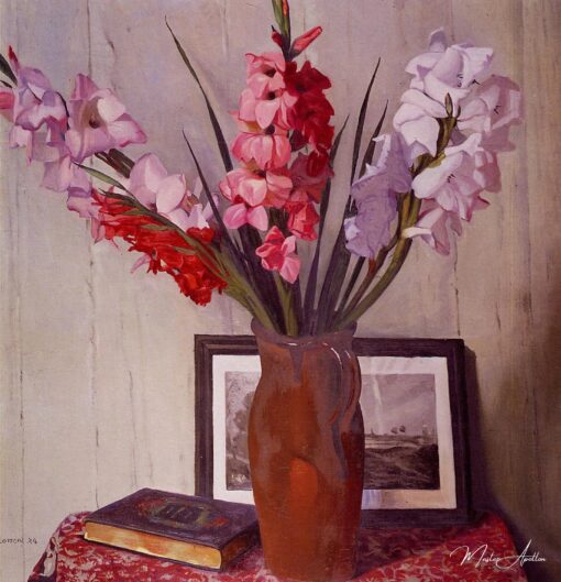 Nature morte avec glaïeuls – Félix Edouard Vallotton Félix Vallotton