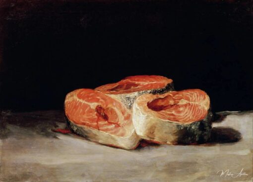 Nature morte avec saumon – Francisco de Goya Francisco de Goya