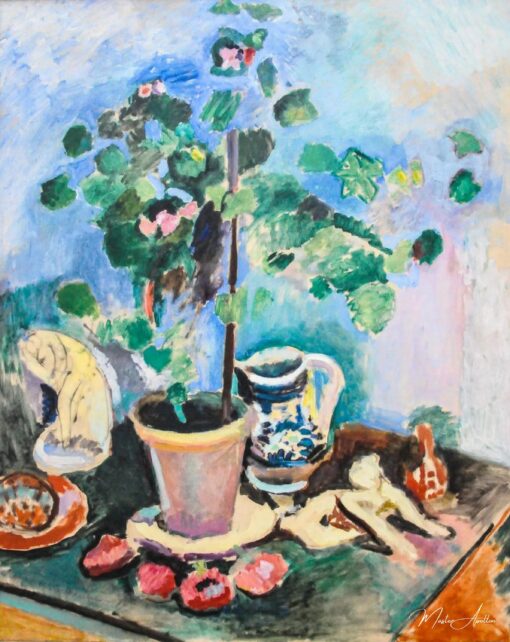 Nature morte avec un géranium de Matisse Henri Matisse 2