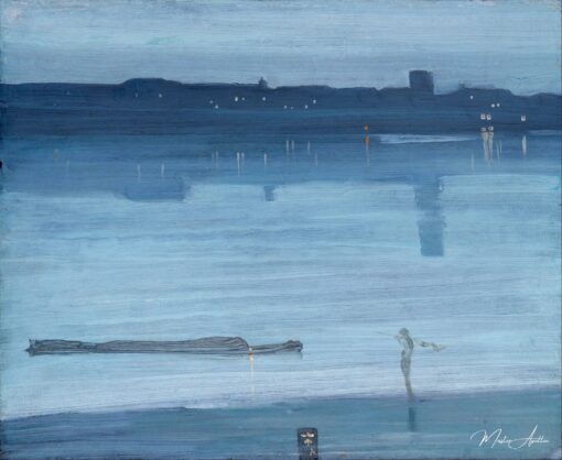 Nocturne : Bleu et argent – Chelsea – James Abbott McNeill Whistler James Abbott McNeill Whistler