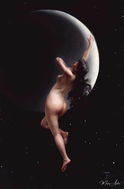 Nymphe de la lune – Luis Ricardo Falero Luis Ricardo Falero 2