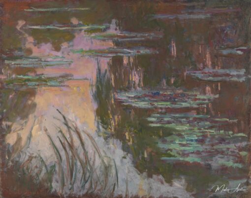 Nymphéas au soleil couchant – Claude Monet Claude Monet