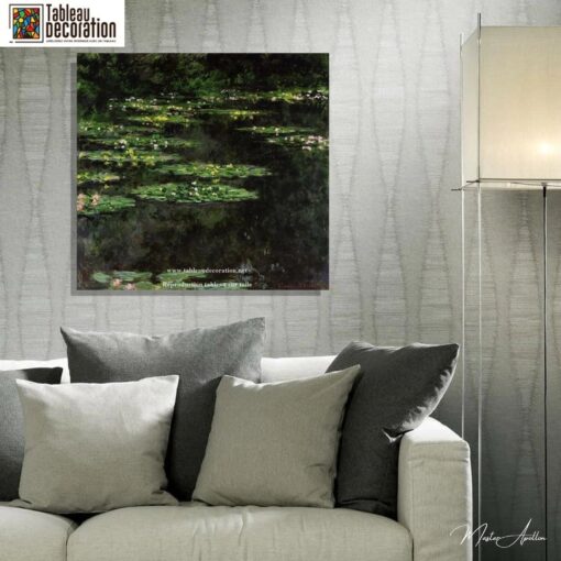 Nymphéas noirs – Monet tableau Claude Monet 6