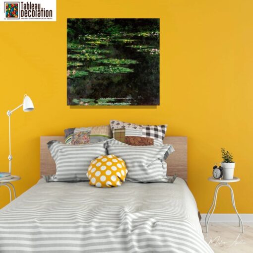 Nymphéas noirs – Monet tableau Claude Monet 4