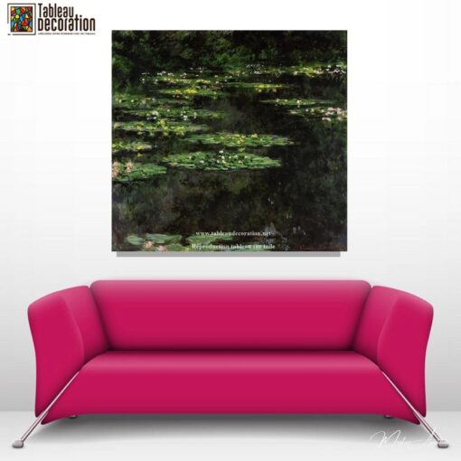 Nymphéas noirs – Monet tableau Claude Monet 7