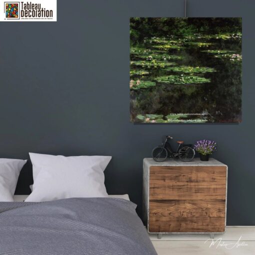 Nymphéas noirs – Monet tableau Claude Monet 3
