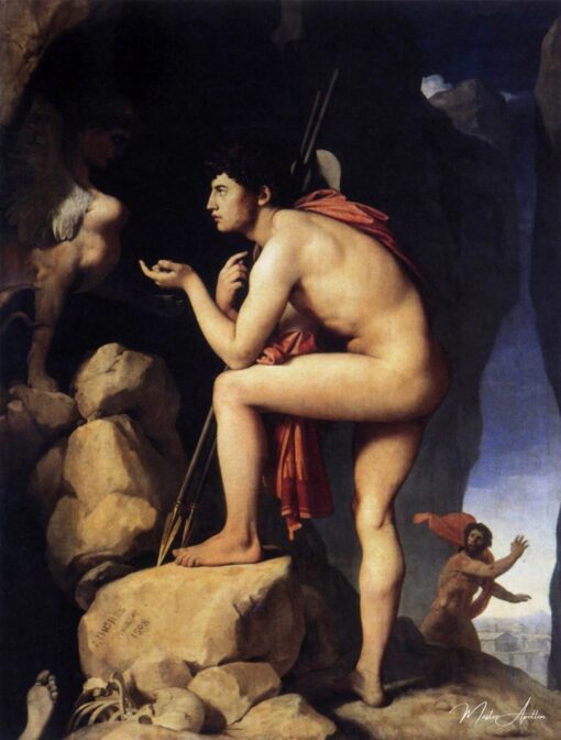 Oedipe explique l’énigme du sphinx – Jean-Auguste-Dominique Ingres Jean-Auguste-Dominique Ingres